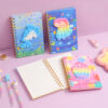 Wholesale Silicone bubble decompression notebook unicorn coil handbook