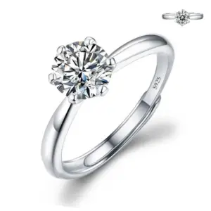 Classic Six-Claw 1 Karat / Adjustable Opening