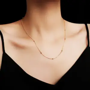 [8331] Ball Bead Chain / Rose Gold
