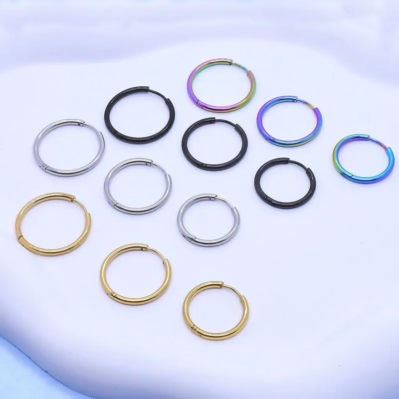 Wholesale New Stylish Stainless Steel Wire Earrings Round Ear Cuff Fashionable Minimalist Design Affordable Price Unisex Casual Style