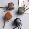 Wholesale Oil Wax Leather PU Leather Hand Key Bag Ins Retro Niche Lipstick Wen Play Storage Coin Coin Purse