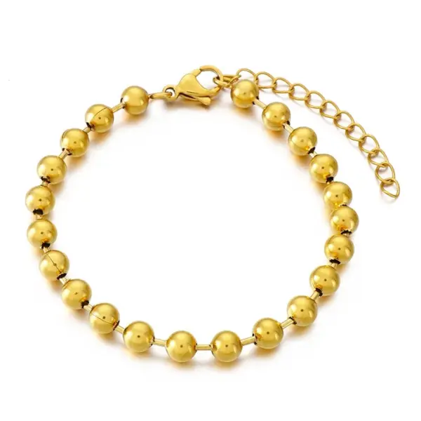 PVD Coated 18K Gold Plated Geometric Titanium Steel Fashion Waterproof Non Tarnish Titanium Steel