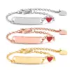 Wholesale PVD Coated Real Gold Plated Star Heart Shape Crown 304 Stainless Steel Simple Style Waterproof Non Tarnish 304 Stainless Steel Bracelets