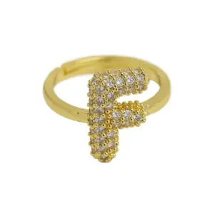 Gold Ring F / Adjustable opening