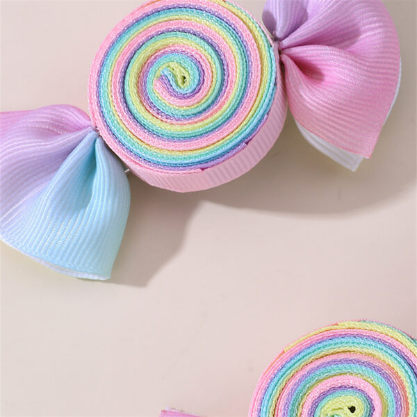 oly-c4ed1387f9bd5a0d41ea23c86cf01347 Wholesale Candy Flower Headwear Duckbill Clip Back of Head Bow