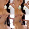 Wholesale Ghost Elf Funny Halloween Acrylic Flower Ghost Skeleton Tree Earrings Cute Devil Earrings