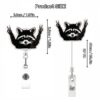 Wholesale Cross-border New Raccoon Biye Retractable Easy Pull Buckle Rotating Easy Pull ID Buckle Creative Tiger Head Badge Clip