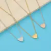 304 Stainless Steel Star Moon Heart Shape PVD Coated 18K Real Gold Plated Simple Style Waterproof Non Tarnish Rose Gold Gold Silver Pendant Necklace