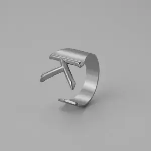 Silver K Open Ring J382-37 / Adjustable Opening