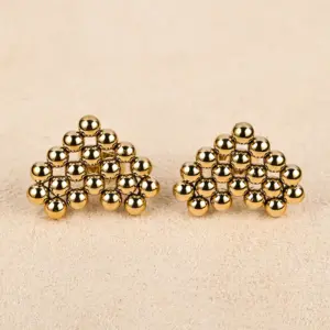 Gold / 0.8*11*17.3 * 13.7mm Heart Shape