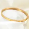 Wholesale Fashion Solid Color Titanium Steel Bangle