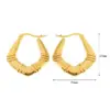 Wholesale 1 Pair Basic Simple Style Classic Style U Shape Geometric Round Plating Titanium Steel Earrings