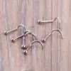 Wholesale Fashion Solid Color Stainless Steel Nose Studs 1 Piece Nose Pin