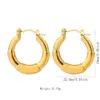Wholesale Elegant Geometric/Heart/Waterdrop Solid 304 Stainless Steel Earrings Suitable For Women To Wear During Daily Commute Or Shopping