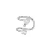 Wholesale 1 Piece Fashion U Shape Plating Copper Zircon Ear Cuffs