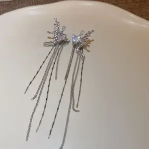 52 Ear Clip-Silver Angel (a Pair)