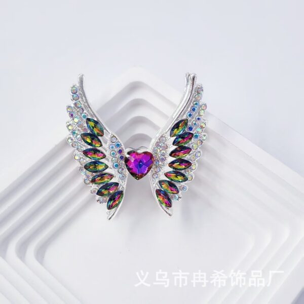 oly-c58a324da593493bfc179a94a389b0e2 Wholesale Cross-Border New Angel Wings Crystal Full Diamond High-End Alloy DIY Wearable Pen Mobile Phone Chain Car Pendant