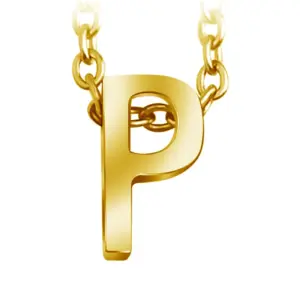 Gold Letter P