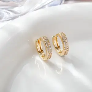 E5-518 Gold 14 X14mm (a Pair)