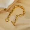 Fashion Lock 304 Stainless Steel Bracelets In Bulk