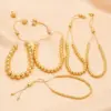 Wholesale Simple Style Solid Color Copper Plating 18k Gold Plated Bracelets