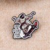 Wholesale Skateboard Brooch Cartoon Metal Badge Creative English Accessories