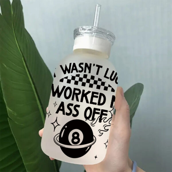 Wholesale Uv Transfer Sticker Glass Cup Crystal Label Crystal Sticker Cross-Border Exclusive for 16oz Glass Cup Special Sticker 23Cmx11Cm