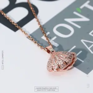 Rose Gold Necklace O-Shaped Chain