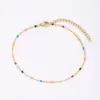 Simple Style Solid Color Stainless Steel Women's Anklet