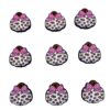 Wholesale 10pcs/pack Small floral pumpkin silicone beads DIY silicone beads