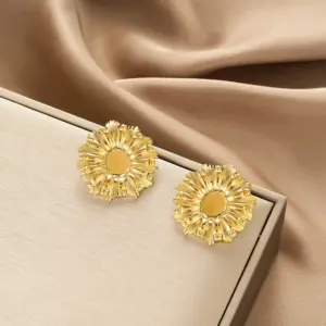 E1390-A (Gold Stud Earrings Pairs)