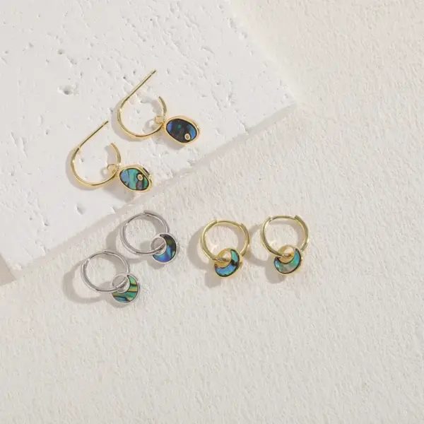 Wholesale Copper Geometric Zircon 14K Gold Plated Elegant Classic Style Earrings