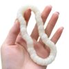 Wholesale Natural white jade bodhi root pig large intestine hand string around the finger of soft Buddha beads Wen play rosary beads tremble with wholesale price