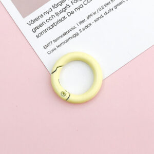 25mm spring ring (light yellow) / spring ring