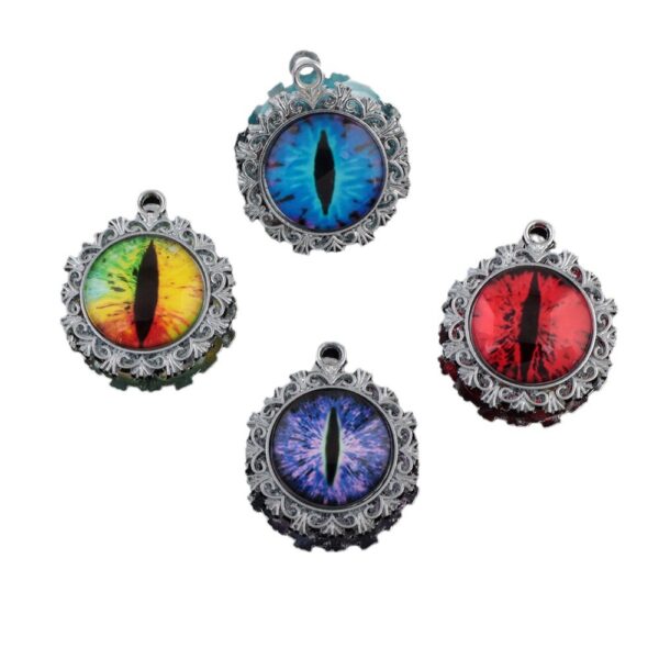 Wholesale Devil Eye Clay Diamond Ball Straight Hole Beads