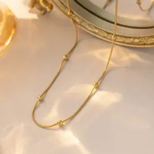 09-Round Snake Ball 40+5cm-Gold / Individually Packaged