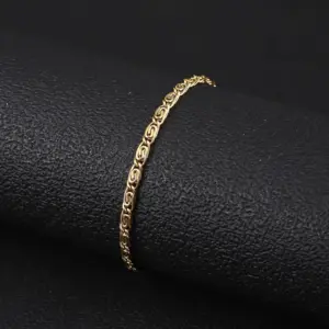 (3mm Wide) Ten Thousand Bracelet / Length: 17 plus 5cm