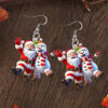 Wholesale and Snowman Cartoon Character Earrings - Fun and Festive Earrings