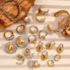 Wholesale Jewelry Simple Style Geometric 304 Stainless Steel Plating Jewelry Set Beaded Chain