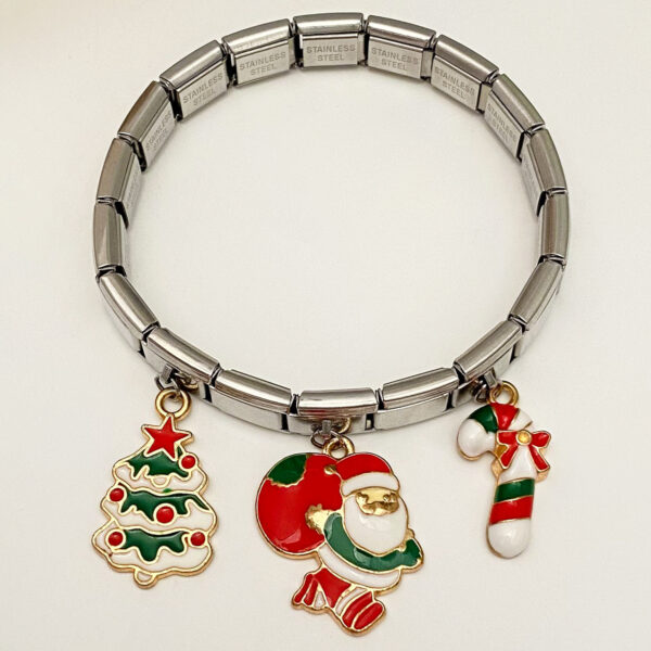Wholesale Cherry Christmas Tree Ornament Bracelet