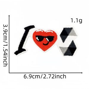 Cartoon color cloth stickers 9#