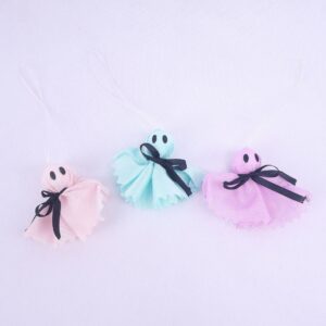 Colorful ghost pendant three-piece set
