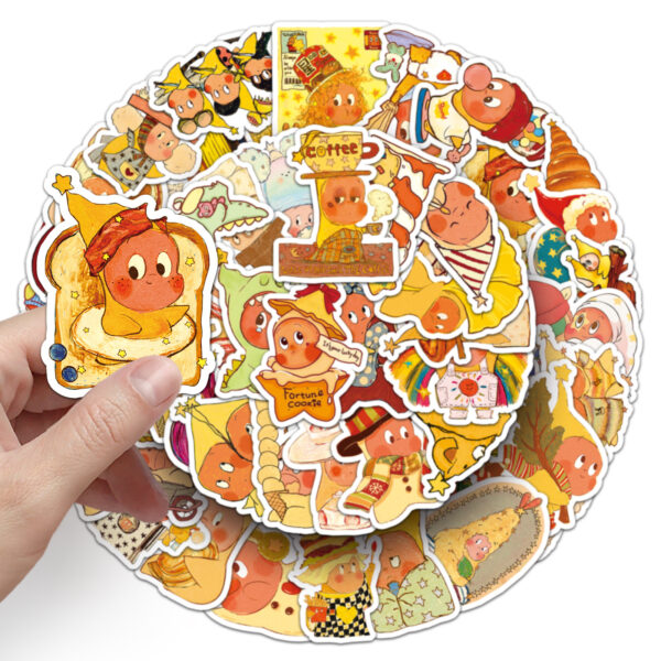 Wholesale 50pcs/pack Cute Cartoon Waterproof Decorative Water Bottle Phone Case Stickers OLY Exclusive