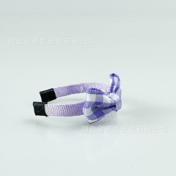 Wholesale 1:12 dollhouse dollhouse Accessories ob11 Handmade diy Dressing Scene Headband Hairband Pearl Hairpin