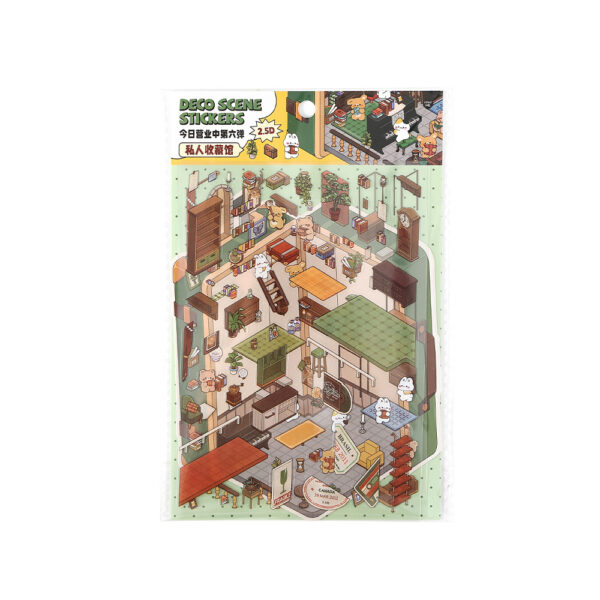 oly-c63fda3db08e2a2f75e05cfd11987e73 Wholesale infeelme PET stickers in business today, the sixth bomb series of landscaping hand account materials posted 3 into 4 models