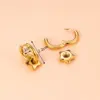 Wholesale Moon 304 Stainless Steel Stainless Steel Earrings