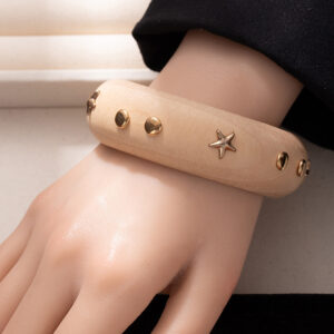 L365-5 five-pointed star round nail log