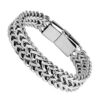 Wholesale Spot explosions Europe and the United States new titanium steel bracelet men's bracelet stainless steel double row square chain magnet buckle bracelet