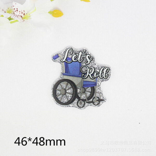 Wholesale New loose powder cartoon organ medical White tooth bag jewelry acrylic pin cute DIY patch accessories