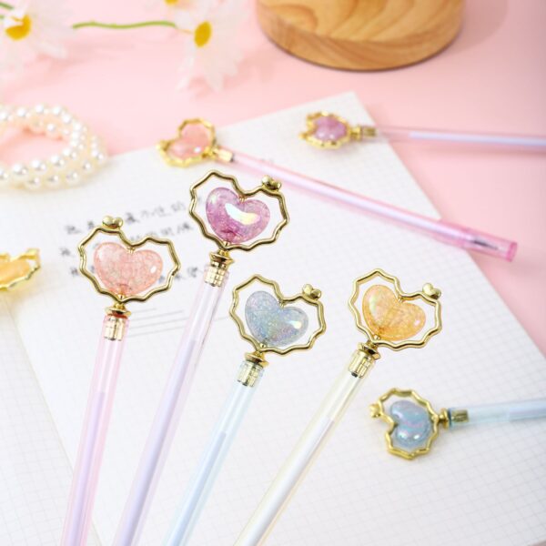 Wholesale Creative Korean style love beads gel pen cute high-looking shape gift pen signature pen student stationery 0.5
